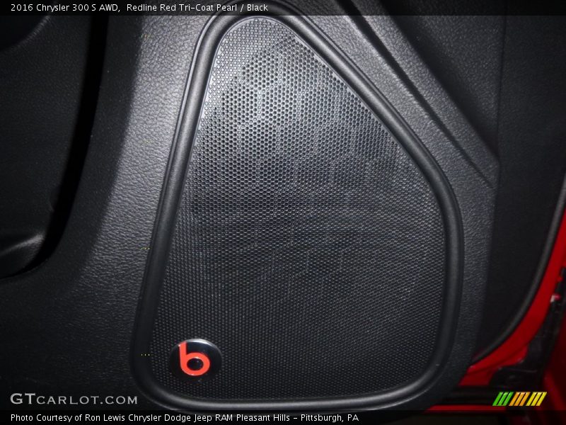 Redline Red Tri-Coat Pearl / Black 2016 Chrysler 300 S AWD