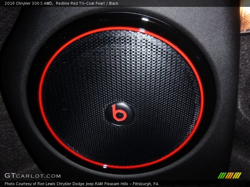 Redline Red Tri-Coat Pearl / Black 2016 Chrysler 300 S AWD