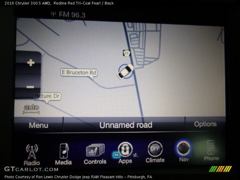 Redline Red Tri-Coat Pearl / Black 2016 Chrysler 300 S AWD
