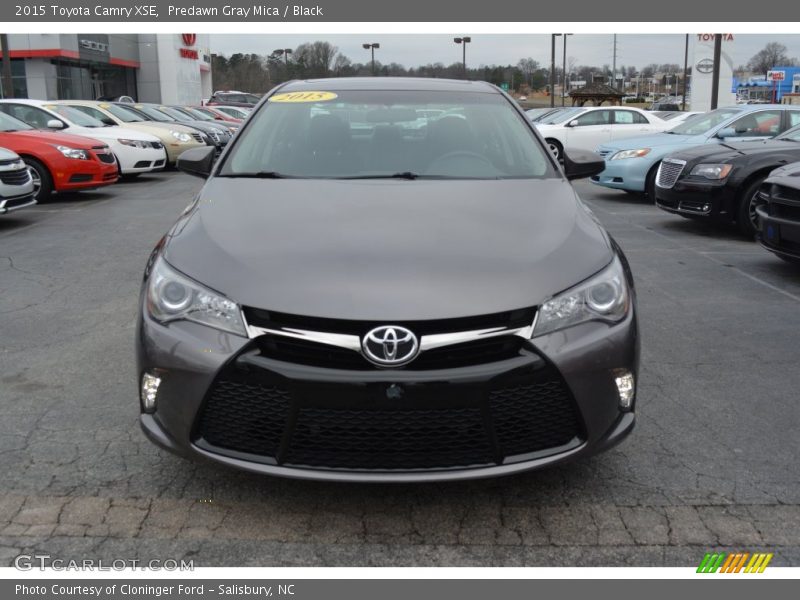 Predawn Gray Mica / Black 2015 Toyota Camry XSE