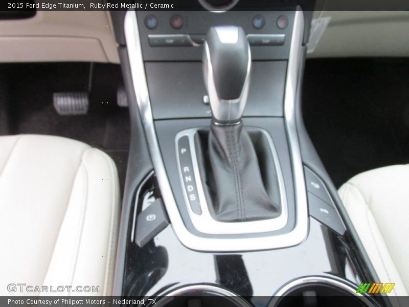 Ruby Red Metallic / Ceramic 2015 Ford Edge Titanium