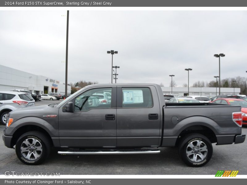 Sterling Grey / Steel Grey 2014 Ford F150 STX SuperCrew