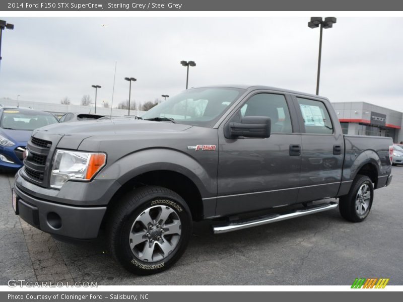 Sterling Grey / Steel Grey 2014 Ford F150 STX SuperCrew