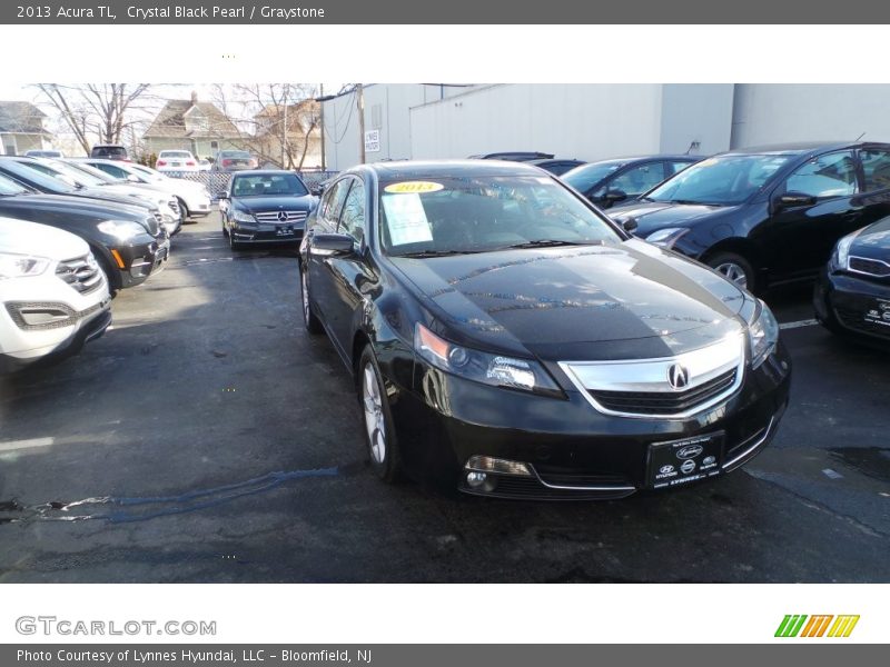 Crystal Black Pearl / Graystone 2013 Acura TL