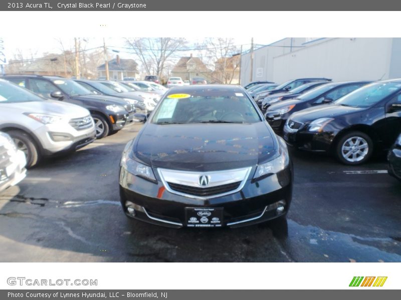 Crystal Black Pearl / Graystone 2013 Acura TL