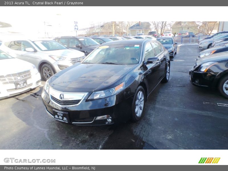 Crystal Black Pearl / Graystone 2013 Acura TL