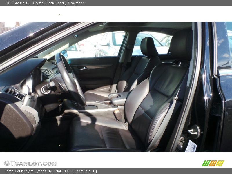 Crystal Black Pearl / Graystone 2013 Acura TL