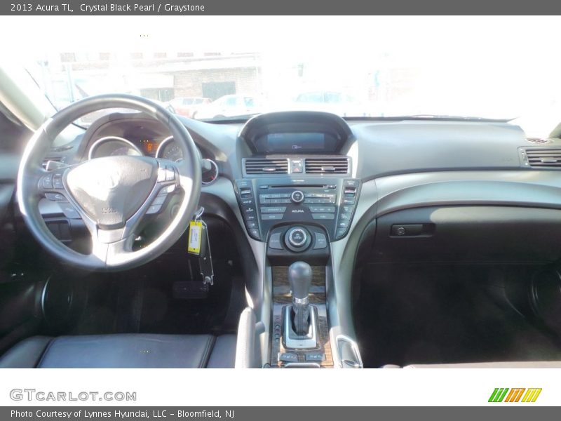 Crystal Black Pearl / Graystone 2013 Acura TL