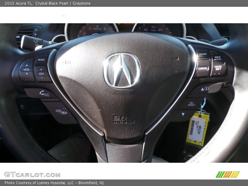 Crystal Black Pearl / Graystone 2013 Acura TL
