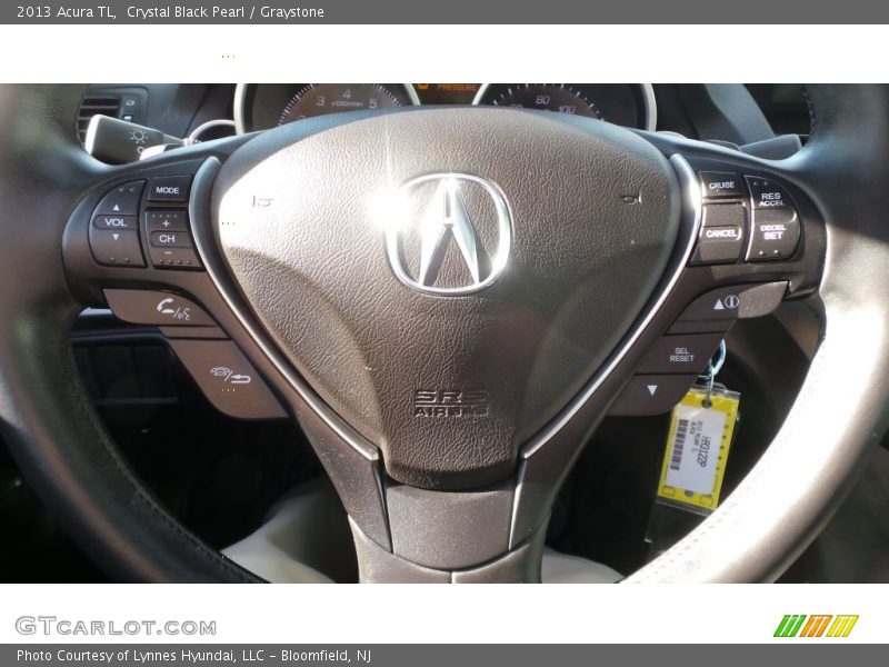 Crystal Black Pearl / Graystone 2013 Acura TL