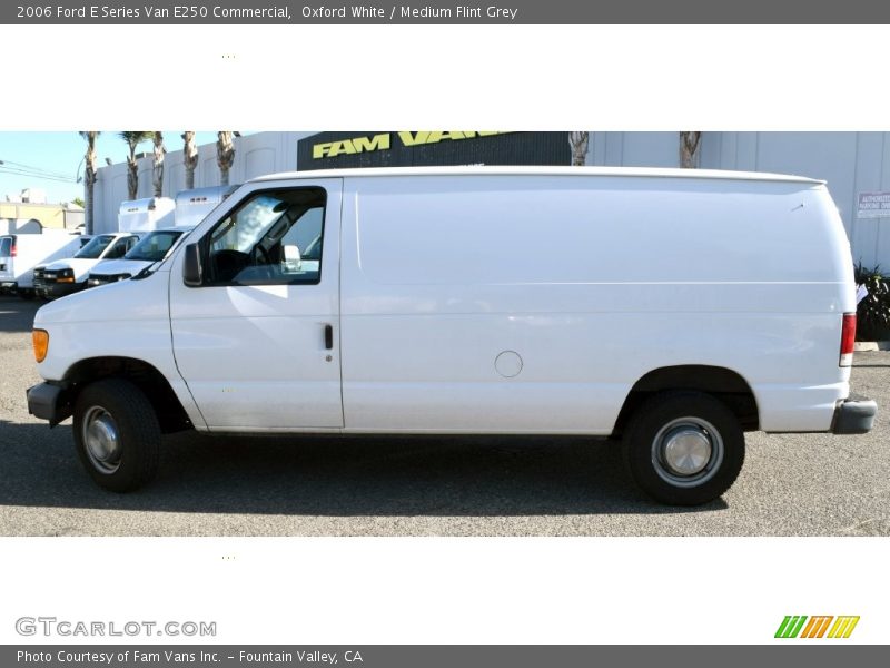 Oxford White / Medium Flint Grey 2006 Ford E Series Van E250 Commercial