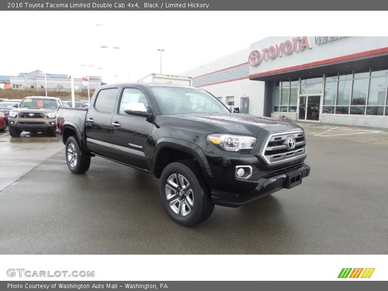 Black / Limited Hickory 2016 Toyota Tacoma Limited Double Cab 4x4