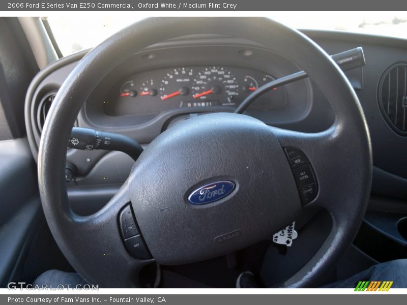 Oxford White / Medium Flint Grey 2006 Ford E Series Van E250 Commercial