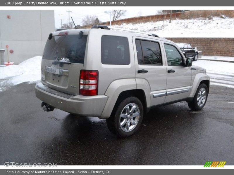 Bright Silver Metallic / Pastel Slate Gray 2008 Jeep Liberty Limited 4x4