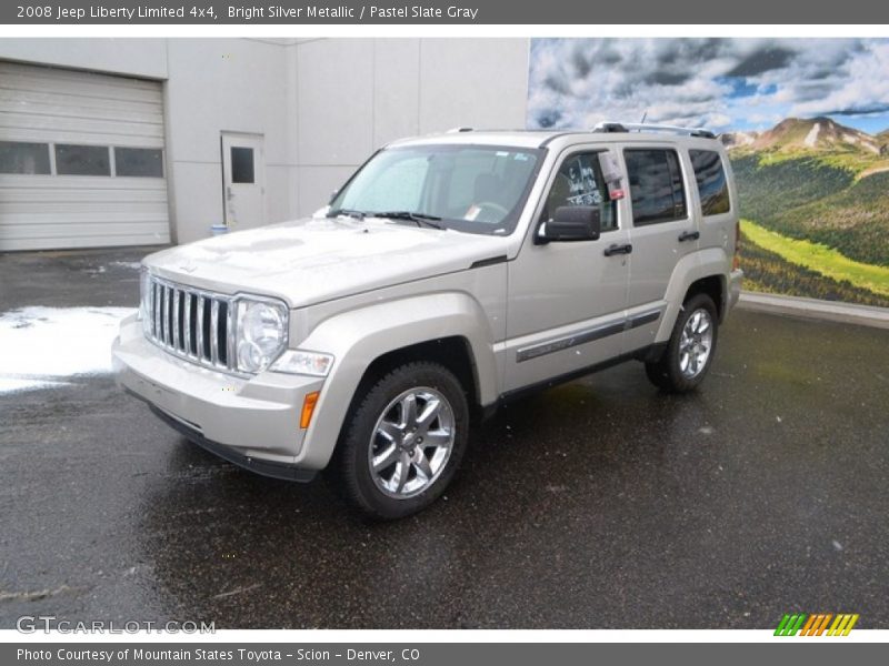 Bright Silver Metallic / Pastel Slate Gray 2008 Jeep Liberty Limited 4x4
