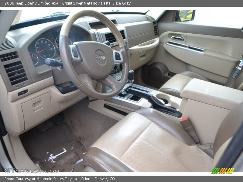 Bright Silver Metallic / Pastel Slate Gray 2008 Jeep Liberty Limited 4x4
