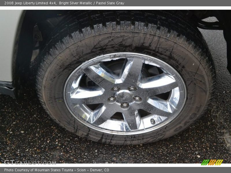 Bright Silver Metallic / Pastel Slate Gray 2008 Jeep Liberty Limited 4x4