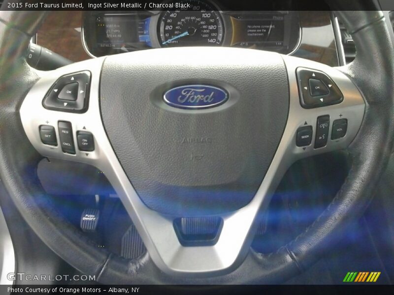 Ingot Silver Metallic / Charcoal Black 2015 Ford Taurus Limited
