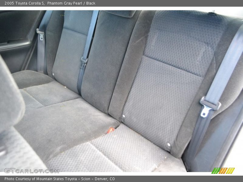 Phantom Gray Pearl / Black 2005 Toyota Corolla S