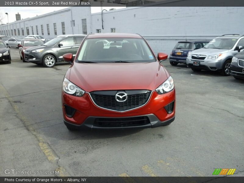 Zeal Red Mica / Black 2013 Mazda CX-5 Sport