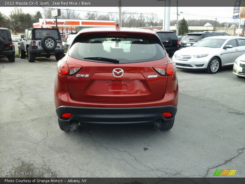 Zeal Red Mica / Black 2013 Mazda CX-5 Sport