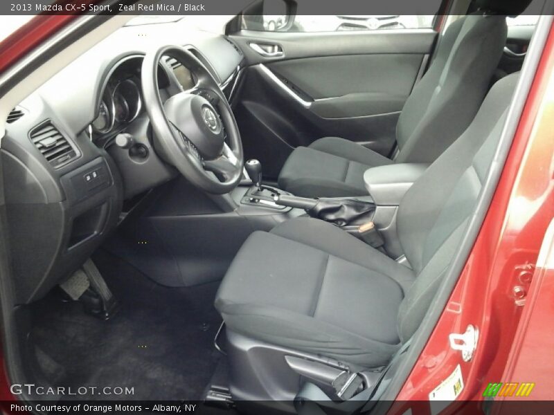 Zeal Red Mica / Black 2013 Mazda CX-5 Sport