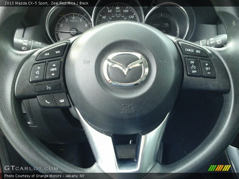 Zeal Red Mica / Black 2013 Mazda CX-5 Sport