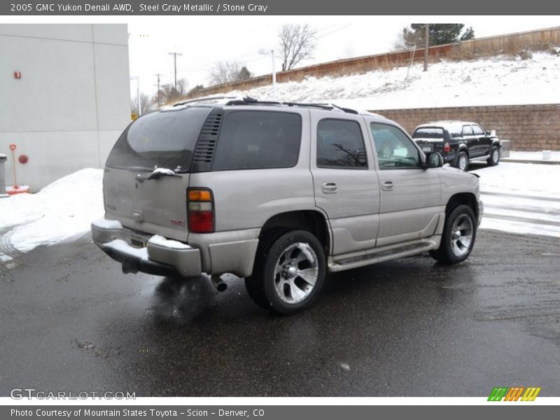 Steel Gray Metallic / Stone Gray 2005 GMC Yukon Denali AWD