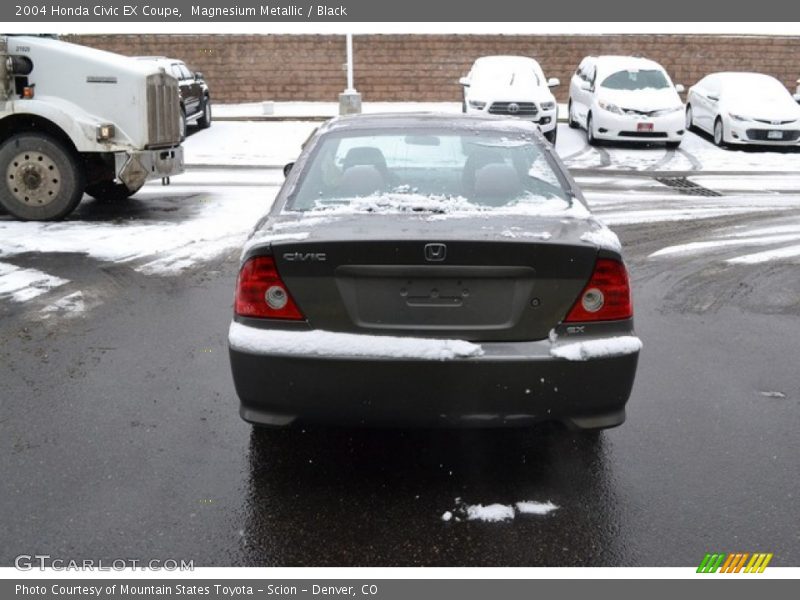 Magnesium Metallic / Black 2004 Honda Civic EX Coupe