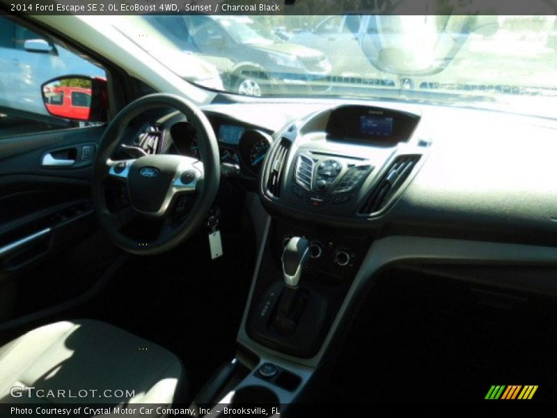 Sunset / Charcoal Black 2014 Ford Escape SE 2.0L EcoBoost 4WD