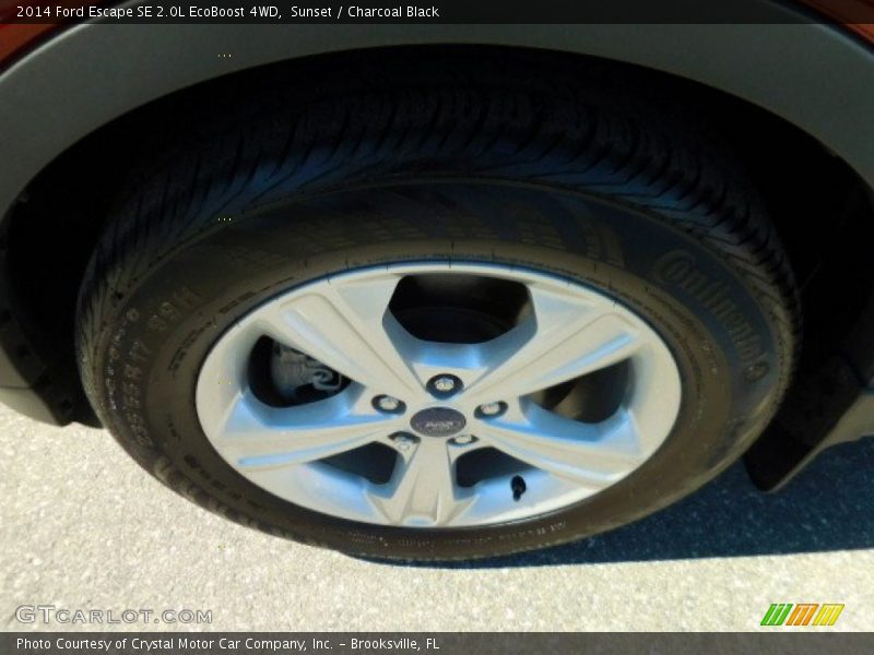 Sunset / Charcoal Black 2014 Ford Escape SE 2.0L EcoBoost 4WD