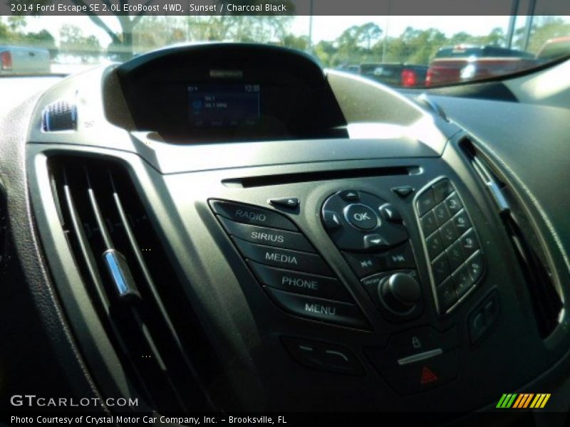 Sunset / Charcoal Black 2014 Ford Escape SE 2.0L EcoBoost 4WD