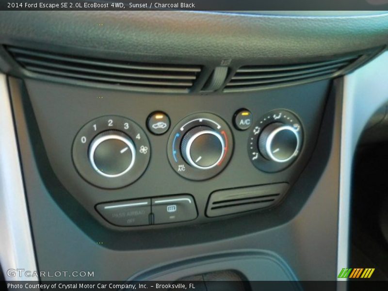 Sunset / Charcoal Black 2014 Ford Escape SE 2.0L EcoBoost 4WD