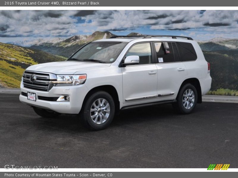 Blizzard Pearl / Black 2016 Toyota Land Cruiser 4WD
