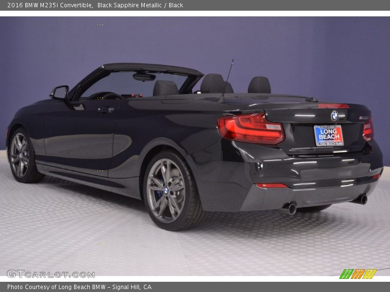 Black Sapphire Metallic / Black 2016 BMW M235i Convertible