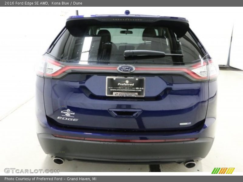 Kona Blue / Dune 2016 Ford Edge SE AWD
