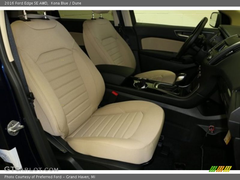 Kona Blue / Dune 2016 Ford Edge SE AWD