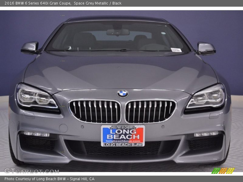 Space Grey Metallic / Black 2016 BMW 6 Series 640i Gran Coupe