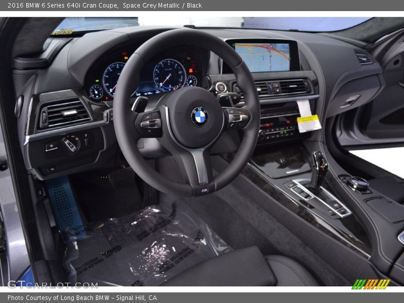 Space Grey Metallic / Black 2016 BMW 6 Series 640i Gran Coupe
