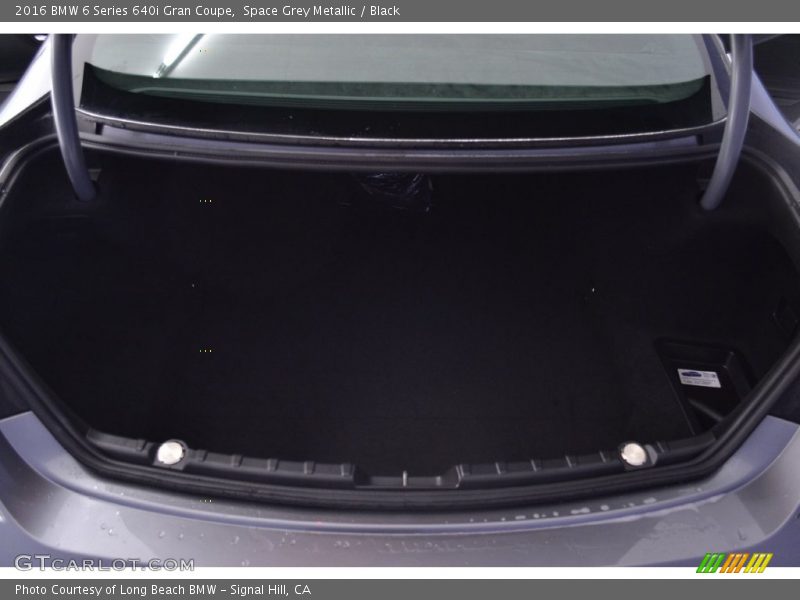 Space Grey Metallic / Black 2016 BMW 6 Series 640i Gran Coupe