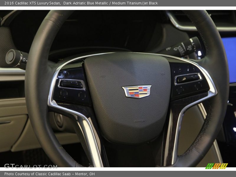 Dark Adriatic Blue Metallic / Medium Titanium/Jet Black 2016 Cadillac XTS Luxury Sedan