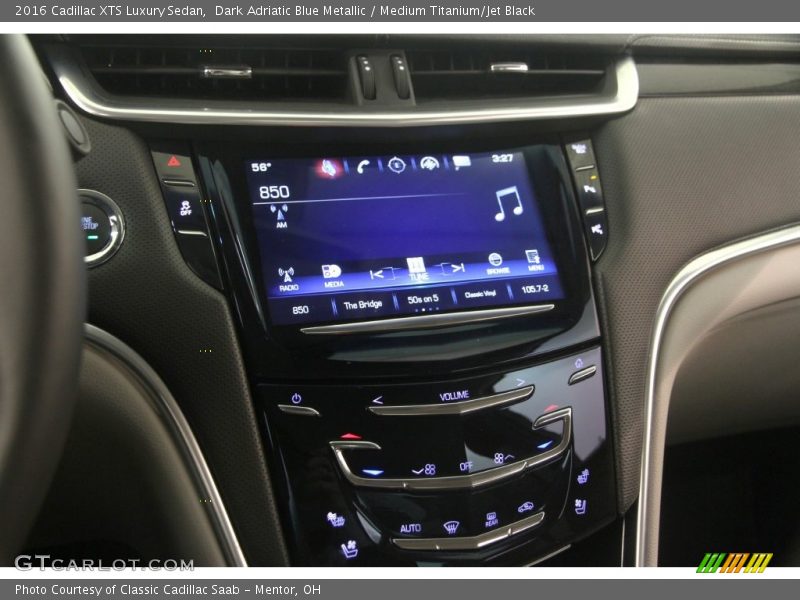 Dark Adriatic Blue Metallic / Medium Titanium/Jet Black 2016 Cadillac XTS Luxury Sedan