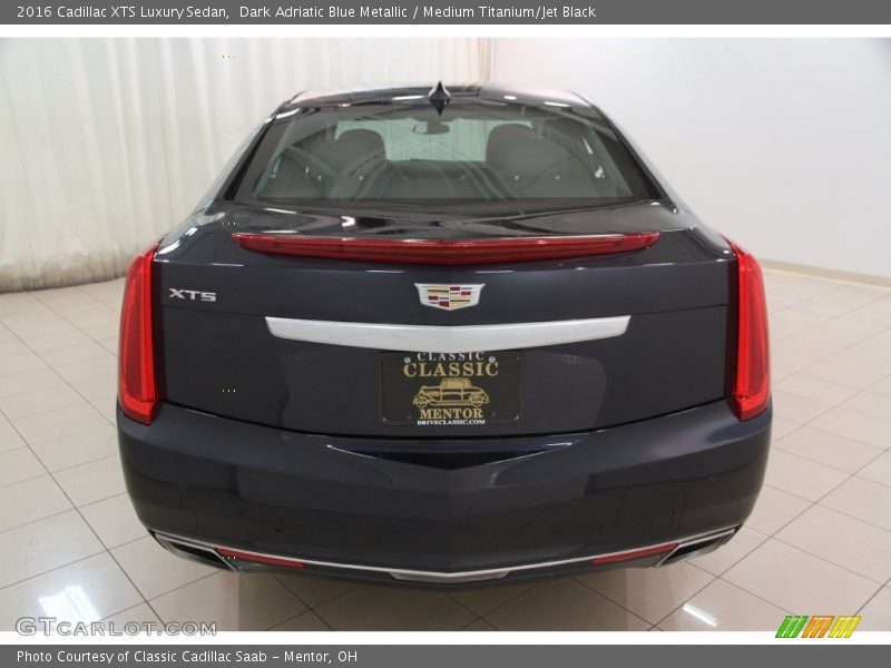Dark Adriatic Blue Metallic / Medium Titanium/Jet Black 2016 Cadillac XTS Luxury Sedan