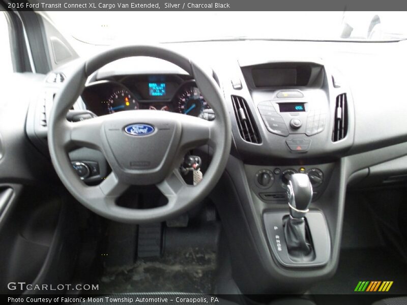Silver / Charcoal Black 2016 Ford Transit Connect XL Cargo Van Extended
