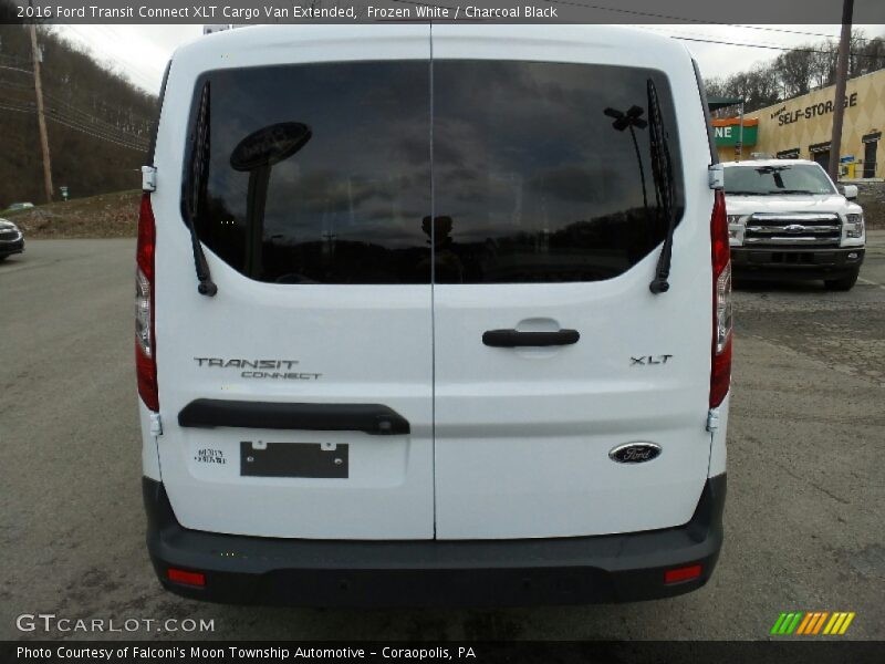 Frozen White / Charcoal Black 2016 Ford Transit Connect XLT Cargo Van Extended