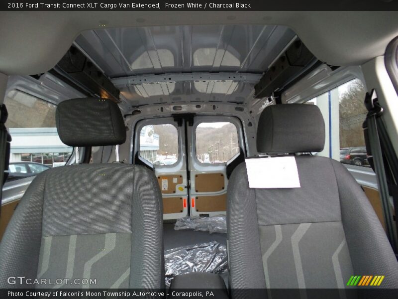 Frozen White / Charcoal Black 2016 Ford Transit Connect XLT Cargo Van Extended