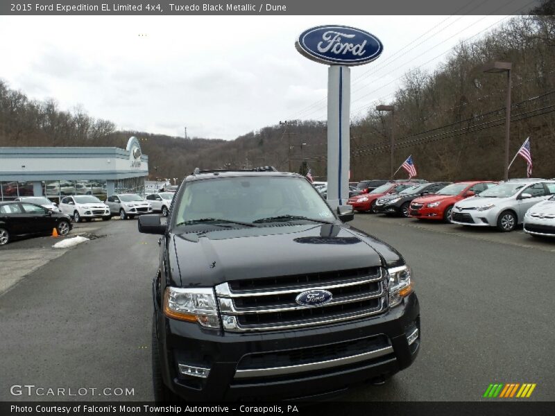 Tuxedo Black Metallic / Dune 2015 Ford Expedition EL Limited 4x4