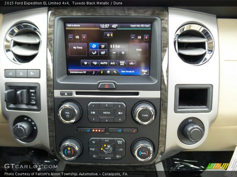 Tuxedo Black Metallic / Dune 2015 Ford Expedition EL Limited 4x4