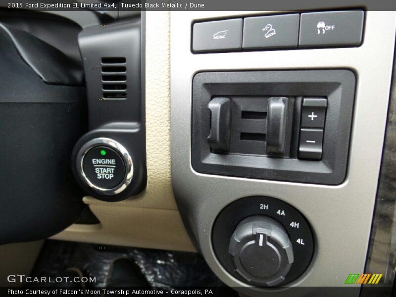 Tuxedo Black Metallic / Dune 2015 Ford Expedition EL Limited 4x4