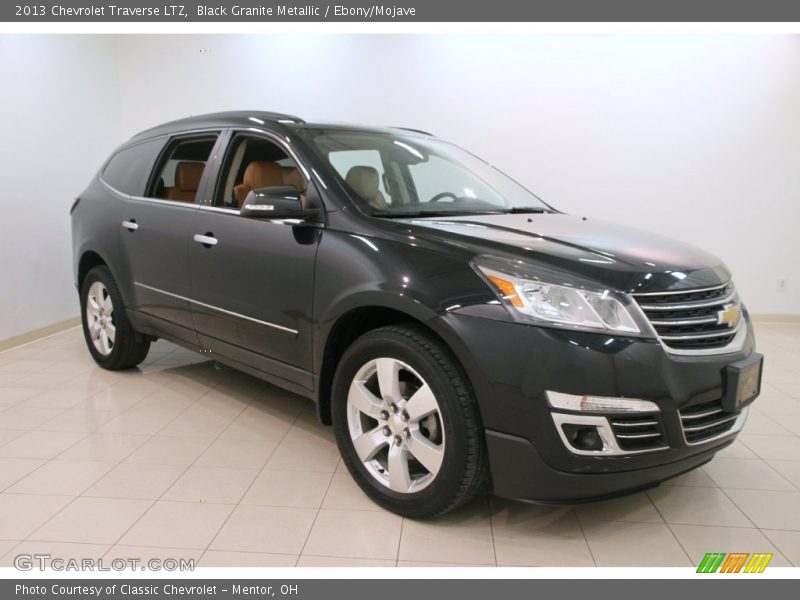 Black Granite Metallic / Ebony/Mojave 2013 Chevrolet Traverse LTZ